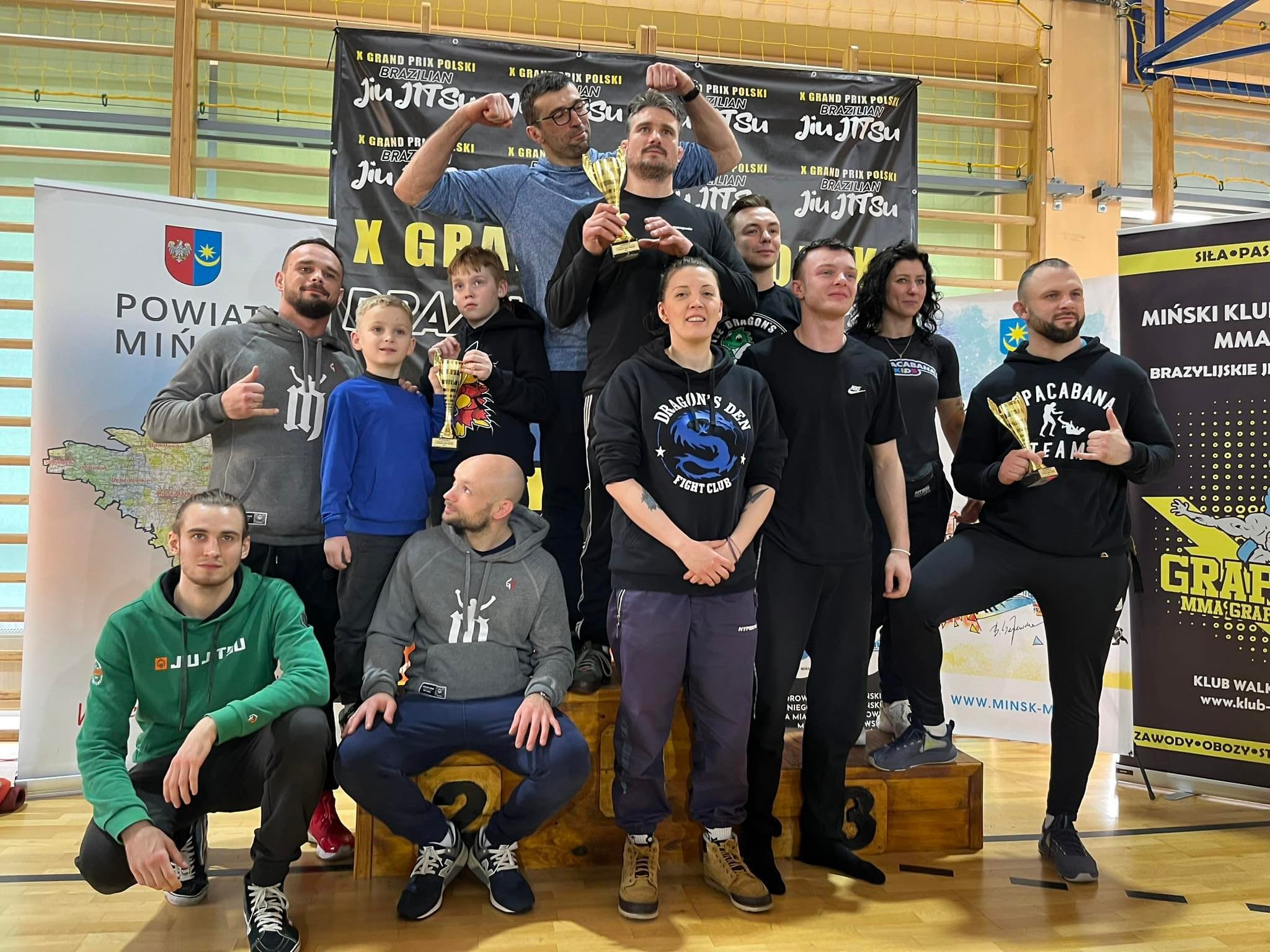 Pierwsze miejsce na X GP BJJ